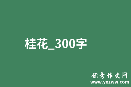 桂花_300字